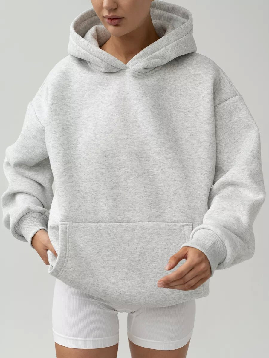 Women's Long-sleeved Hooded Pullover Loose Casual Sweaters
