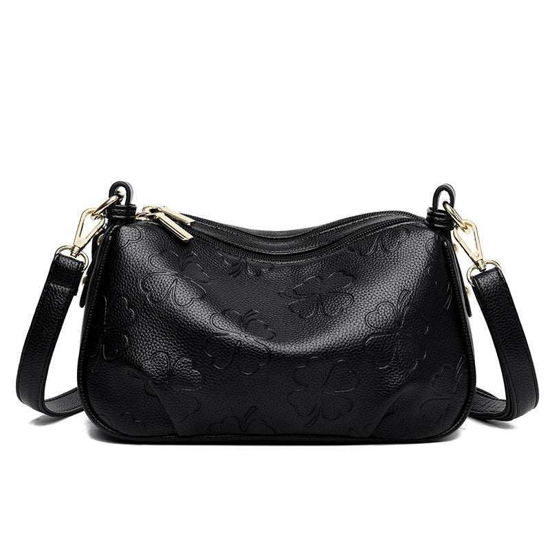 Women's Soft Leather Large Capacity Dumpling Crossbody Bags