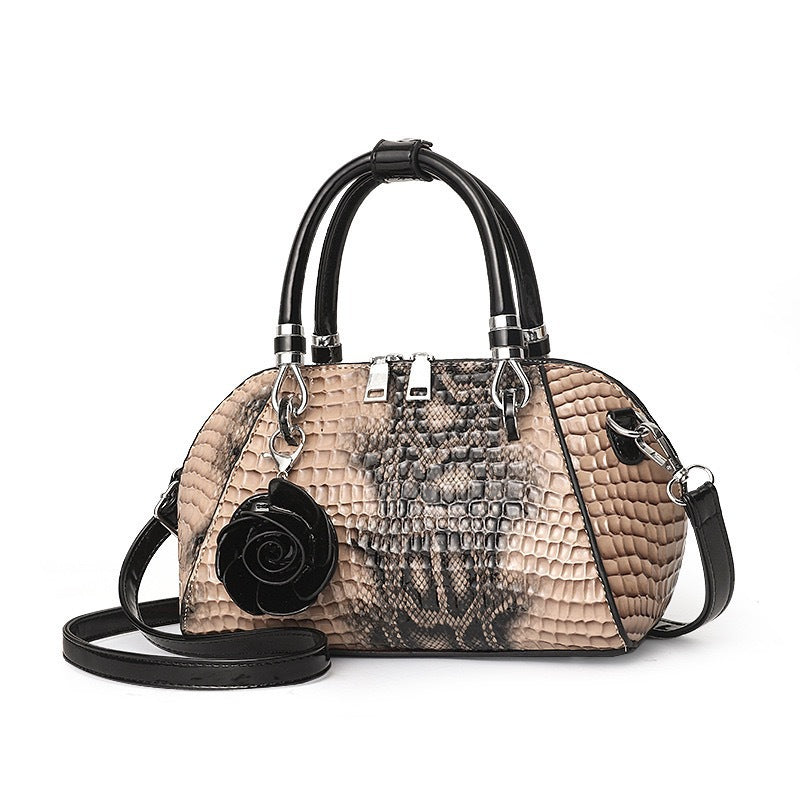 Women's Shell Elegant Trendy Snakeskin Pattern Bags