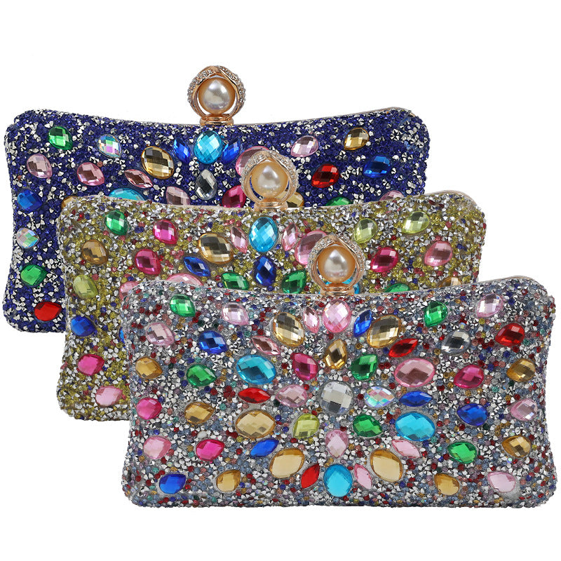 Women's Sunflower Dinner Banquet Clutch Cheongsam Evening Bags