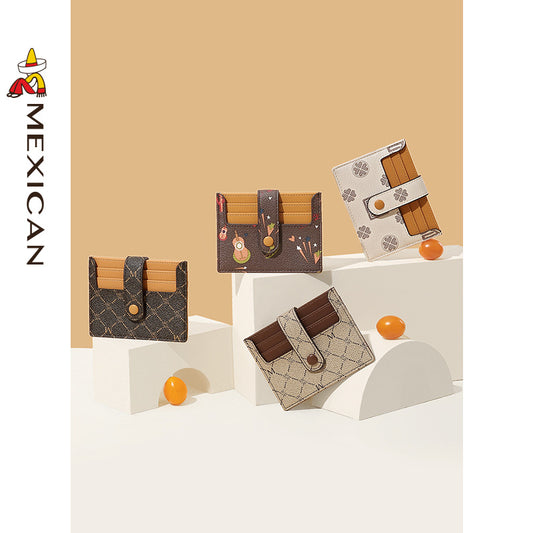 Women's Scarecrow Winter Credentials Mini Niche Ladies Wallets