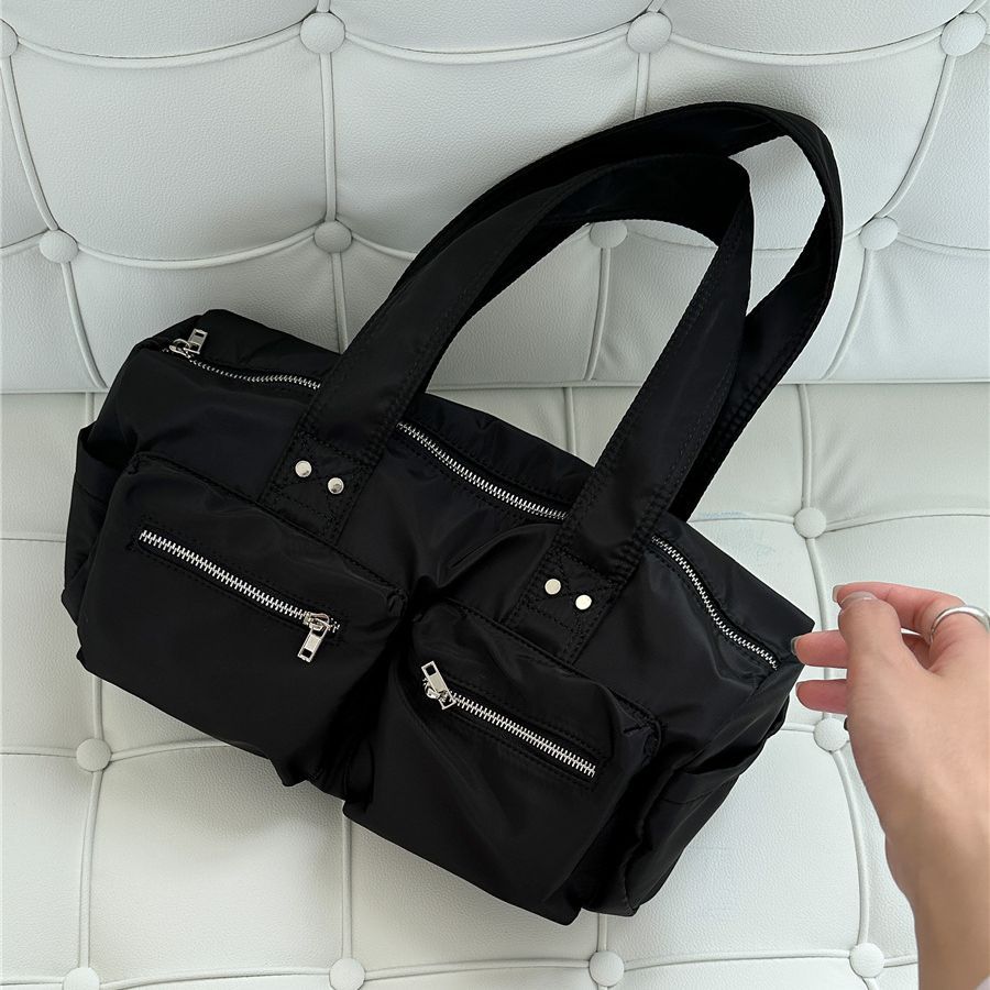 Women's Nylon High-grade Niche Leisure Commute Large Handbags