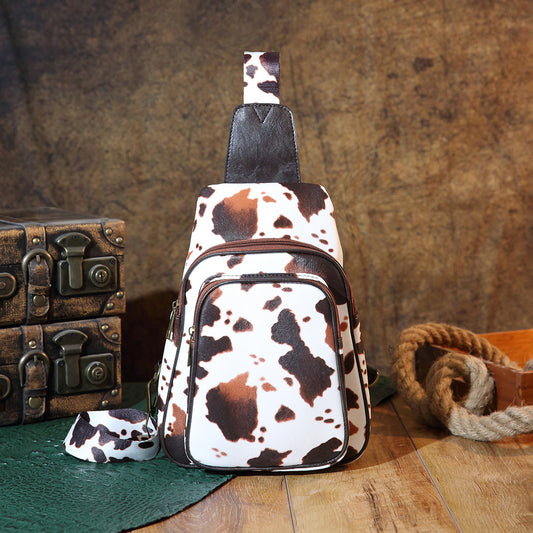 Women's Retro Printed Western One Bohemian Sling Waist Packs