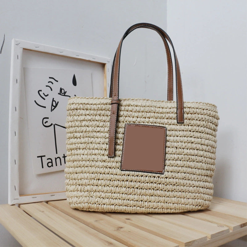 Women's Fashion Straw Bohemian Style Beach Woven Shoulder Bags