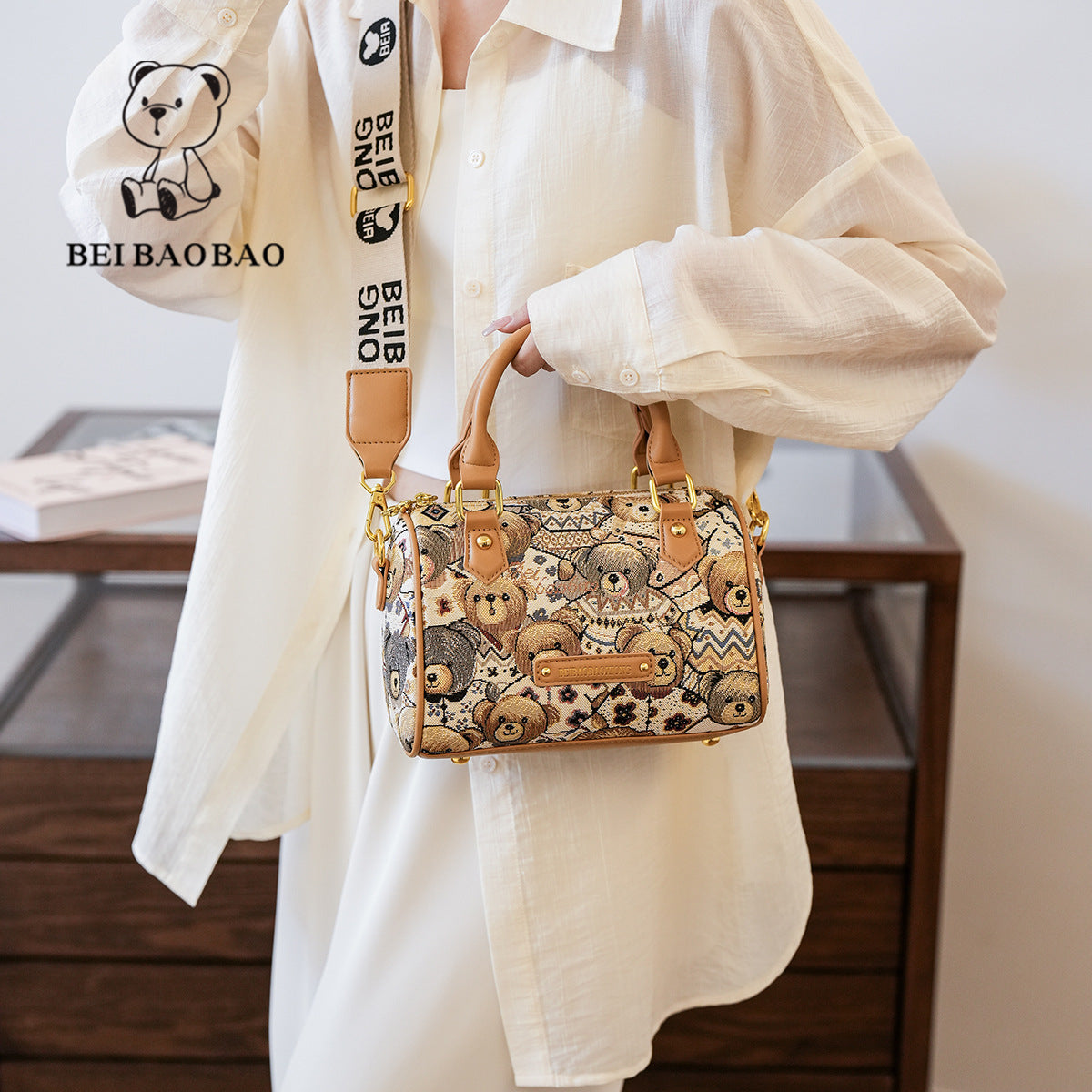 Women's Source Versatile Boston Trendy Fashion Crossbody Bags