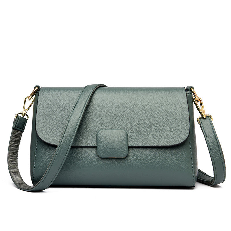 Women's Fashionable High-grade Solid Color Simple Underarm Small Square Bags