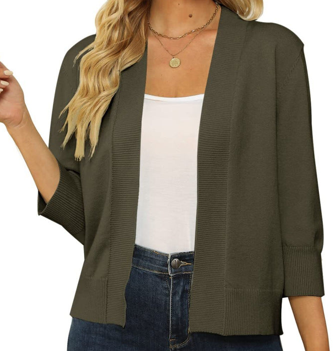 Women's Popular Fashion Outer Wear Slim Sweaters