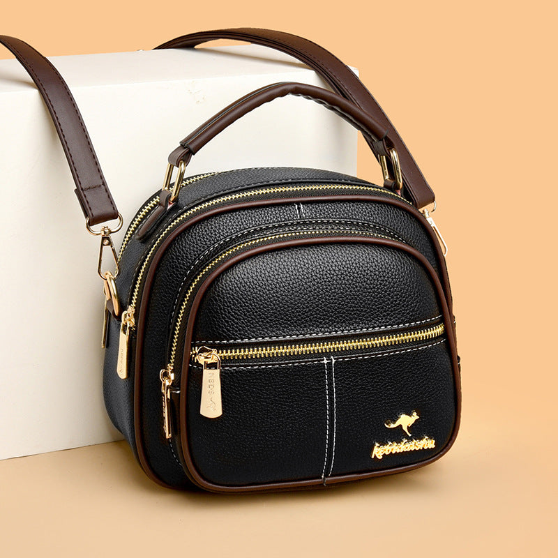 Advanced Texture Soft Leather Large Capacity Versatile Light Crossbody Bags