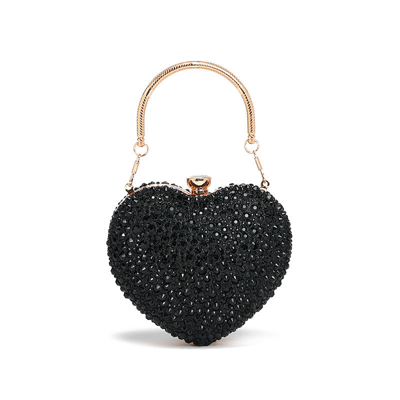 Women's Rhinestone Winter Fashion Mini Love One Bags