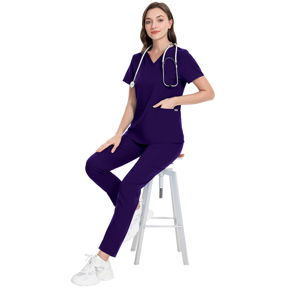 Split Cloth For Nursing Workers Lab Medical Uniform
