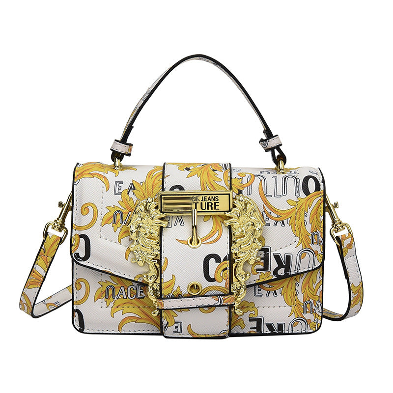 Women's Textured Minority Fashion Painted Print Portable Crossbody Bags