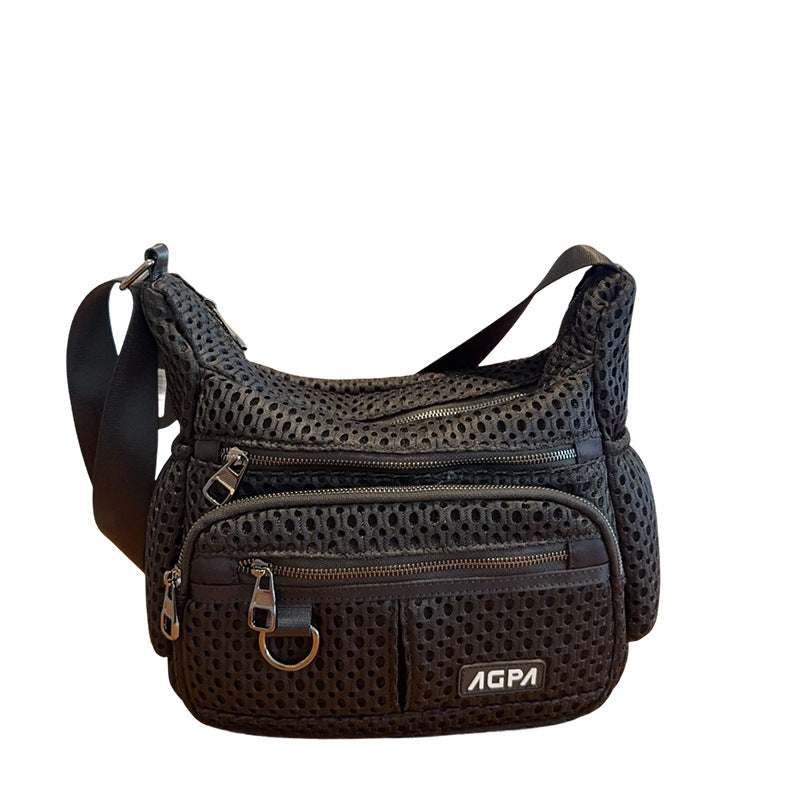 Women's Mesh Stylish Mummy Versatile Practical Commuter Crossbody Bags