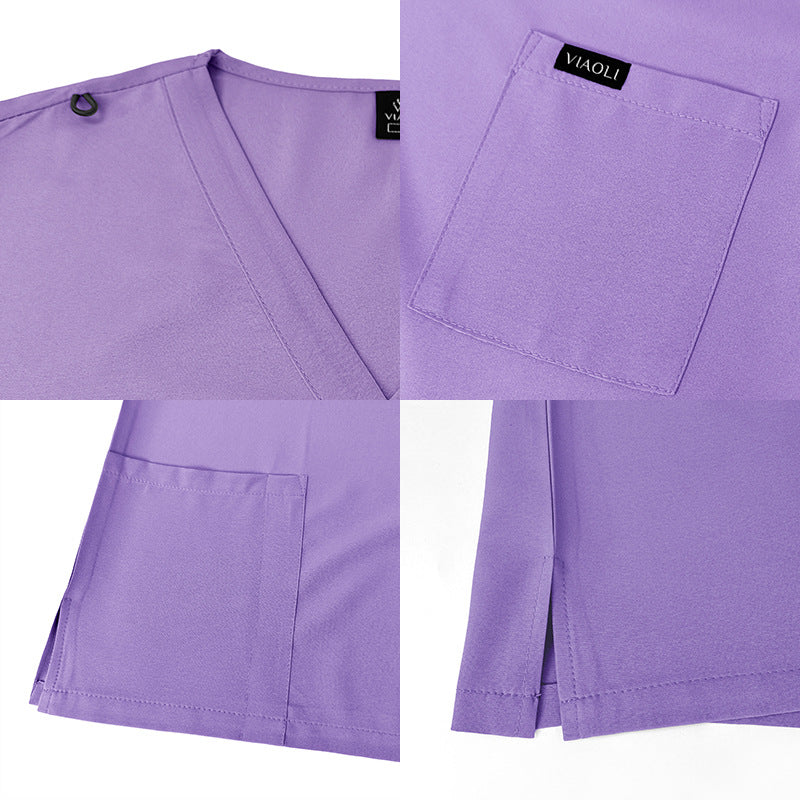 Color Fruit Green Short-sleeved Nurse Jogging Uniform