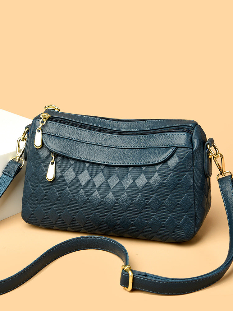 Women's Simple Mom Soft Texture Elegant Classic Shoulder Bags