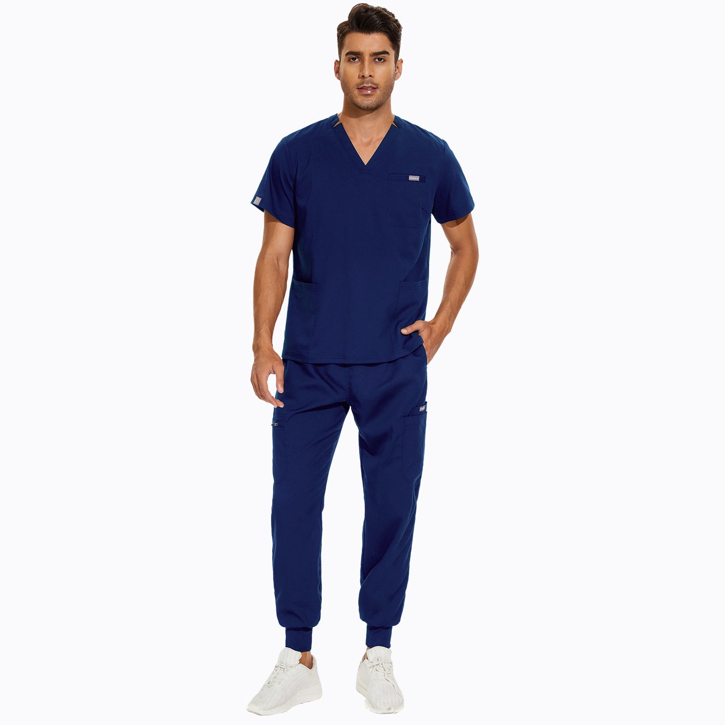 Women's & Men's Hospital Korean Hand Washing Short-sleeved Doctor Uniform