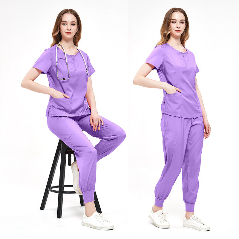 Split Undergarments Nursing Work Uniforms Elastic Uniform