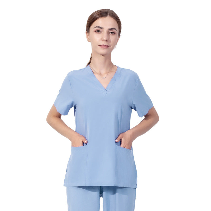 Doctor Work Uniforms Sleeve Beauty Hospital Female Uniform