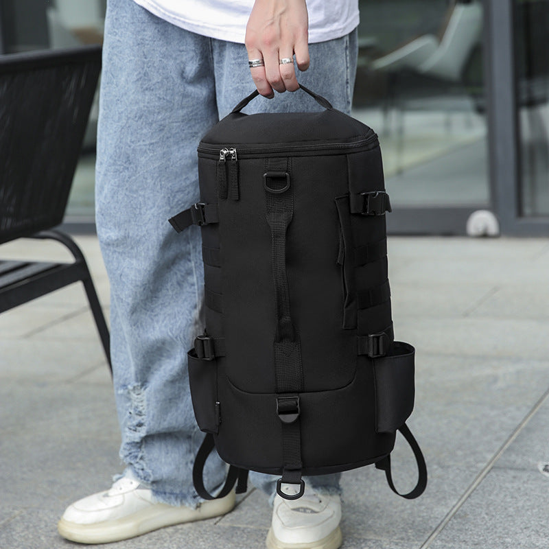 Fishing Large Capacity Cylindrical Trendy Lightweight Backpacks