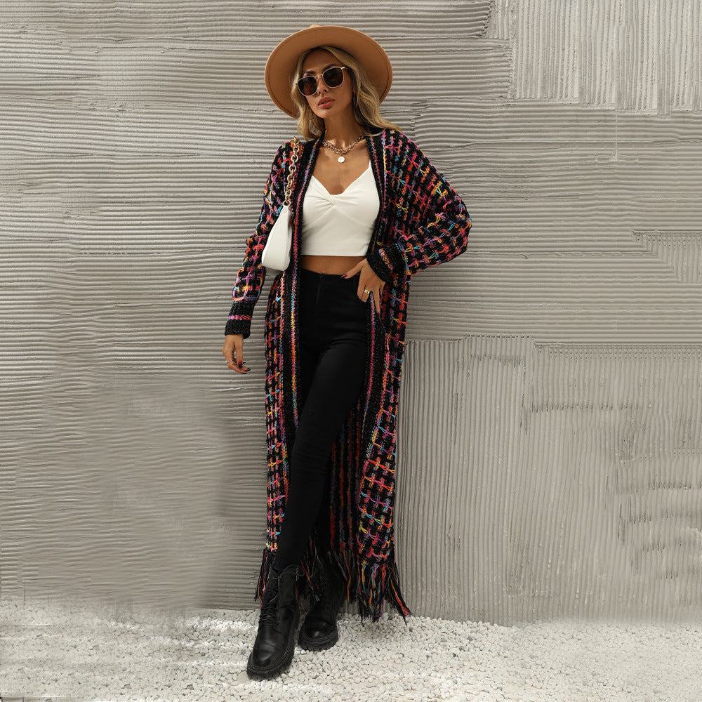 Women's Glamorous Graceful Spring Tassel Long Knitwear