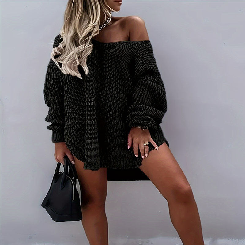 Women's Comfortable Slouchy Innovative Idle Style Knitwear