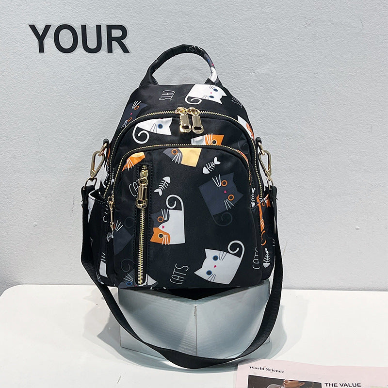 Mini Fashion Short-distance Lightweight Waterproof Oxford Backpacks