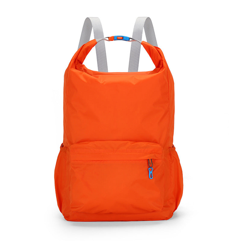 Women's One Two Shoulders Fashion Simple Nylon Sports Backpacks