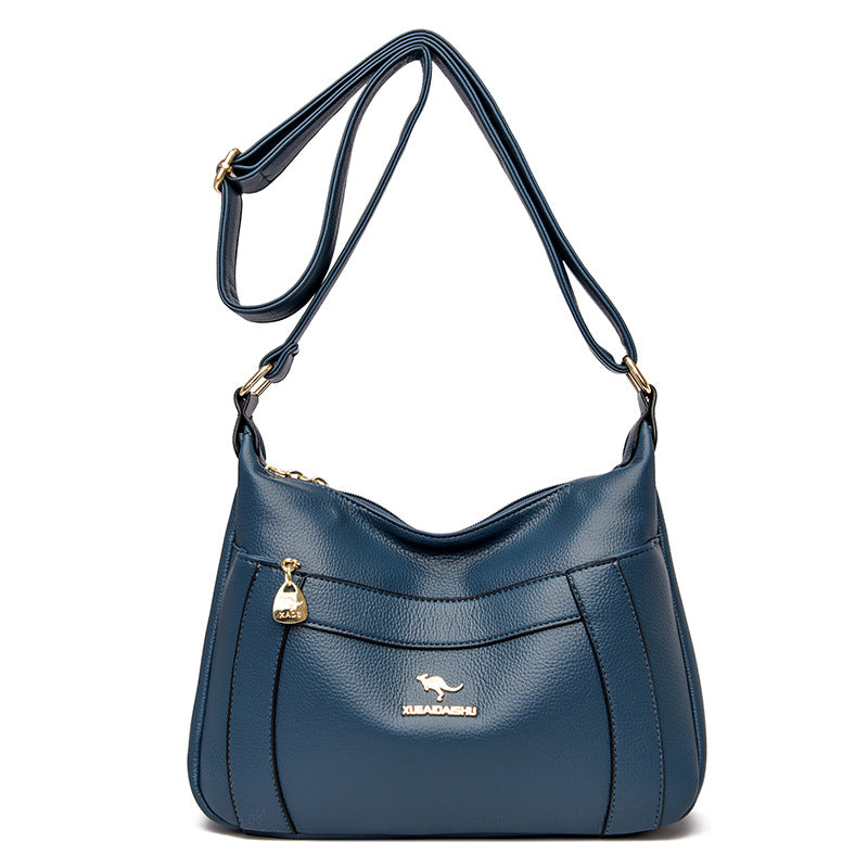 Women's Summer Fashion Simple Mom Style Soft Crossbody Bags