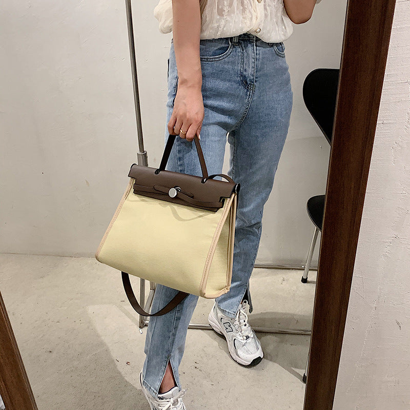 Women's Versatile Durable Fashion Canvas Retro Shoulder Bags