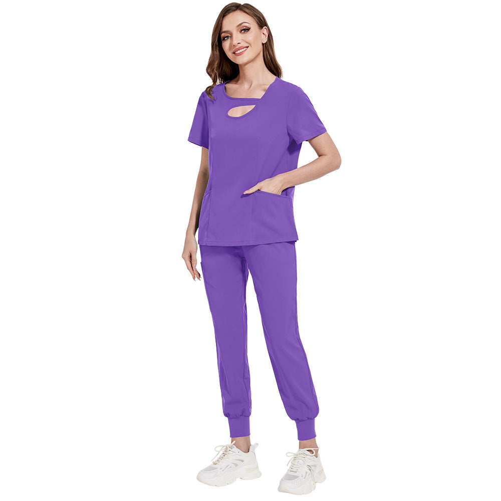 Frosted Doctor Nurse Nursing Home Beauty Salon Work Uniform