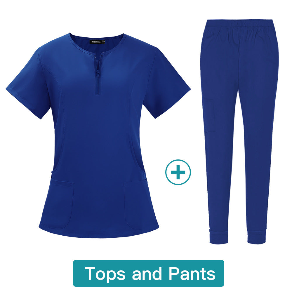 Elastic Hospital Oral Dentist Surgical Gown Uniform