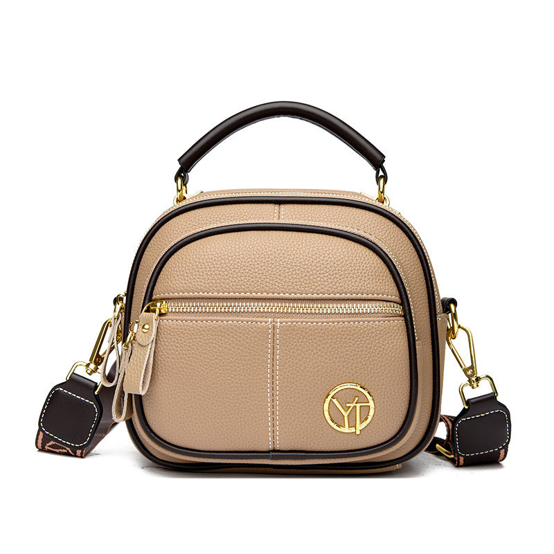 Women's Soft Leather Textured Apple High-grade Crossbody Bags