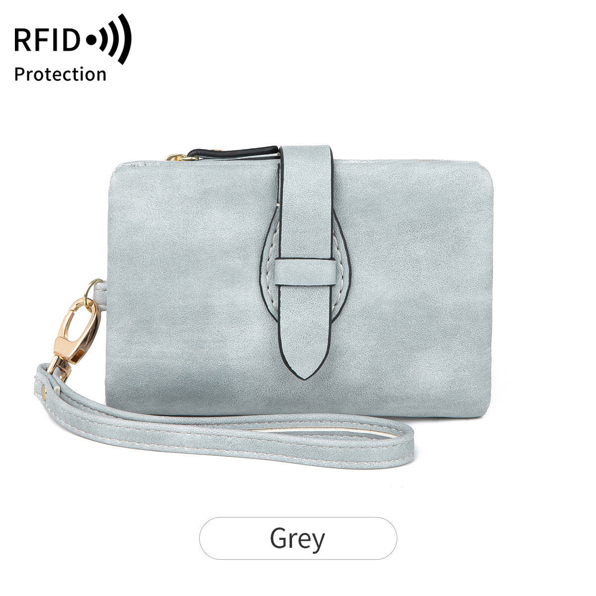 Women's Off Short Style Retro Fashion Zipper Ladies Wallet