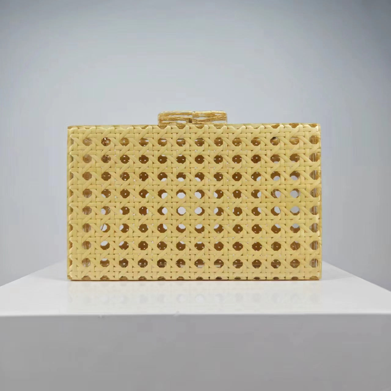 Women's Dinner Vintage Rattan Fashion Acrylic Chain Evening Bags