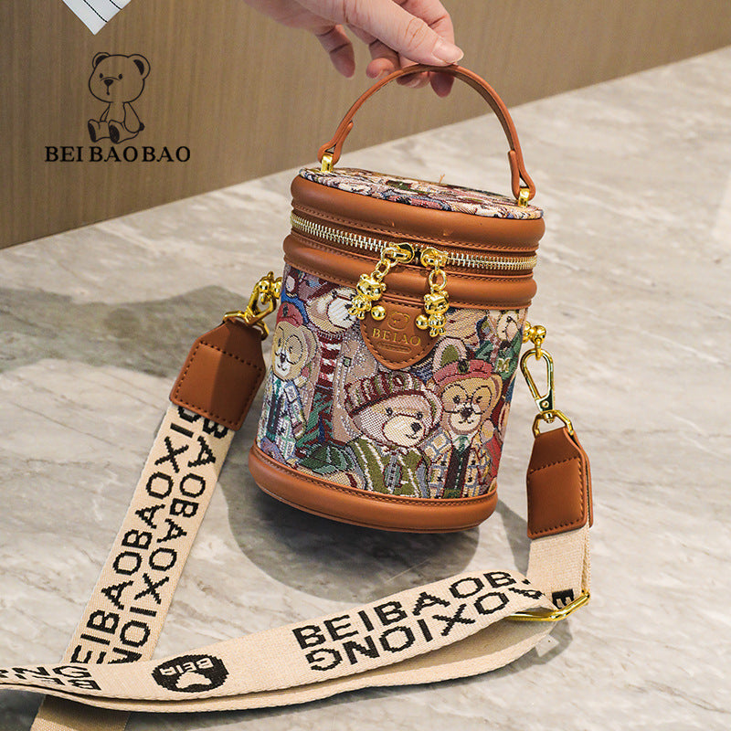 Women's Source Design Cartoon Bear Mobile Shoulder Bags