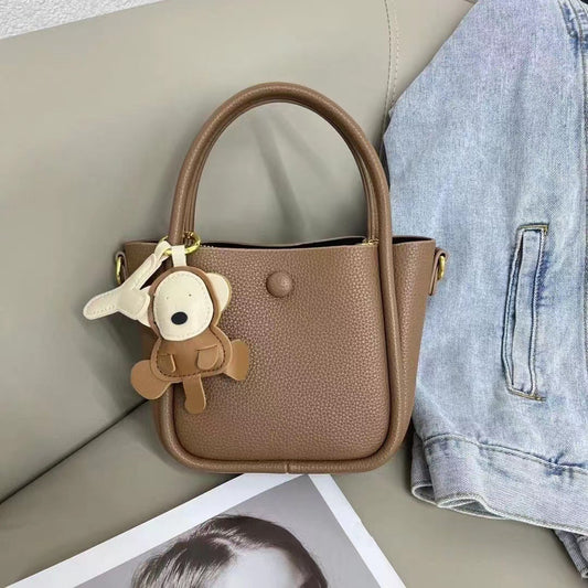 Women's Niche Food Basket Versatile Trendy Simple Bucket Bags
