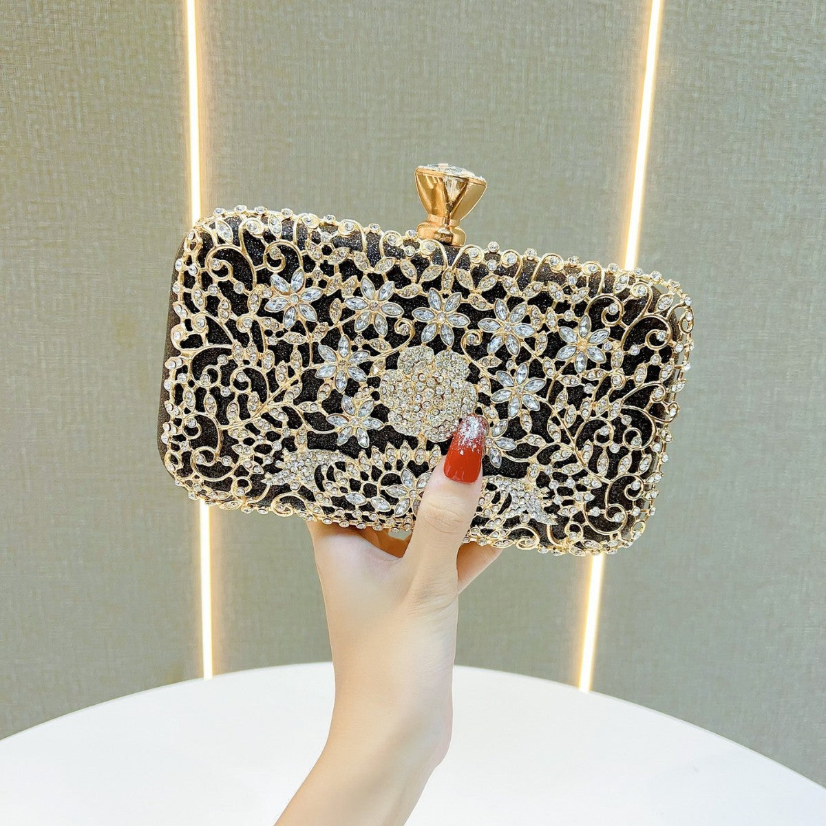 Diamond Dinner Banquet Clutch All Match Handbags