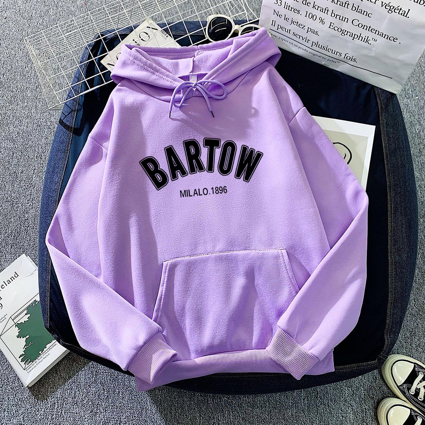 Creative Beautiful Stylish Fleece-lined Hoodie Loose Tops