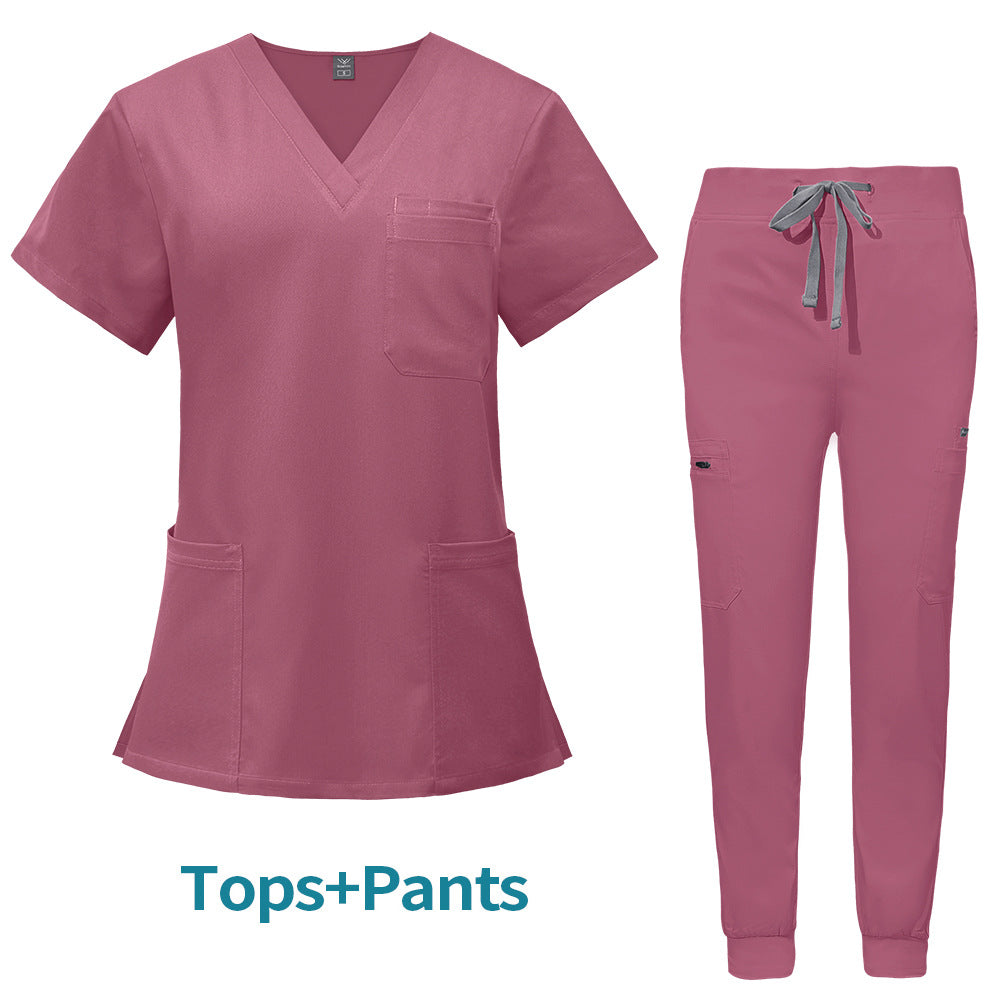 Multifunctional Pocket Surgical Gown Anesthesiologist Work Uniform