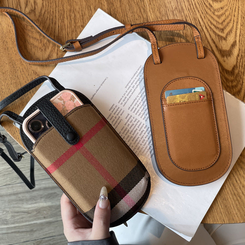 Women's Leather Fashionable Canvas Packaging Cell Lightweight Bags