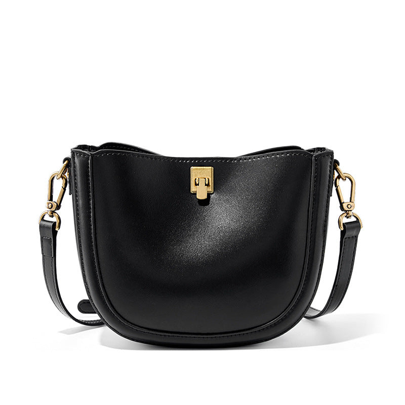 Women's Saddle High-grade Genuine Leather Light Luxury Crossbody Bags