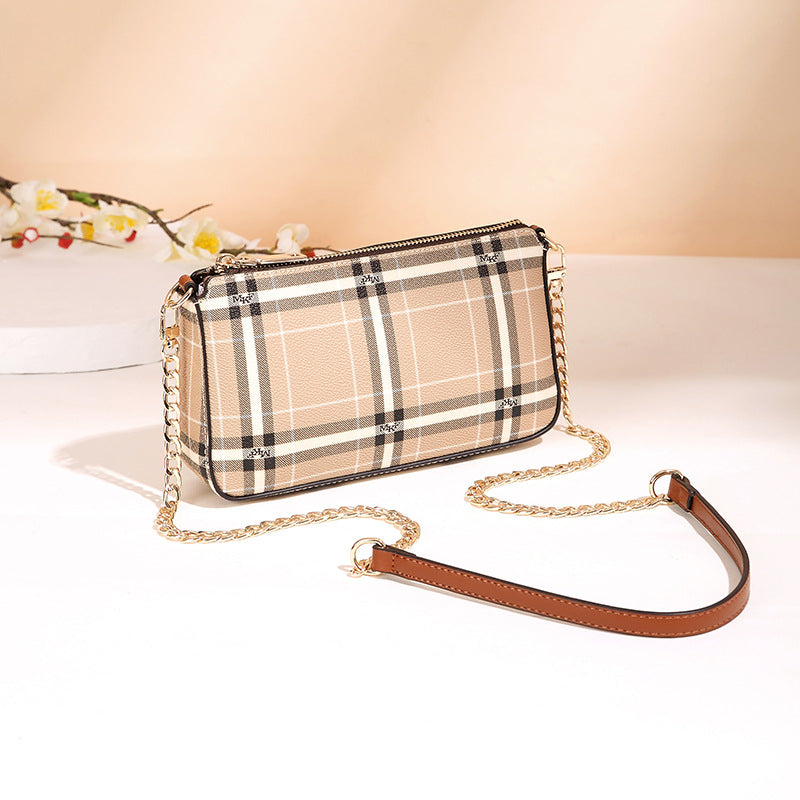Women's Trendy Innovative Fashionable Printed Chain Shoulder Bags