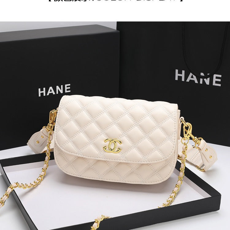 Women's Style Rhombus Chain Western Texture Bags