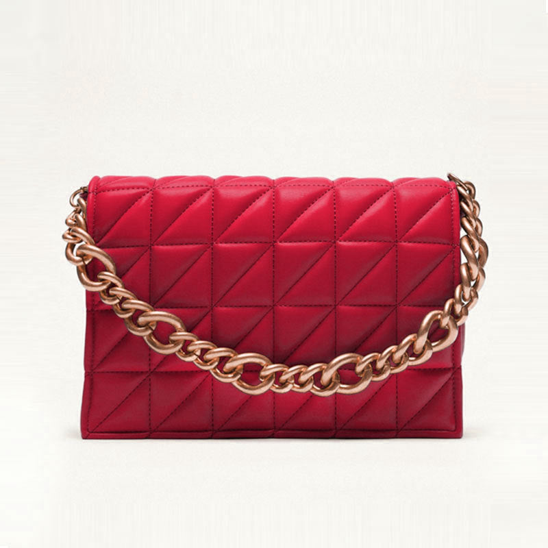 Women's Summer Fashion Trendy Thick Chain Quilted Shoulder Bags