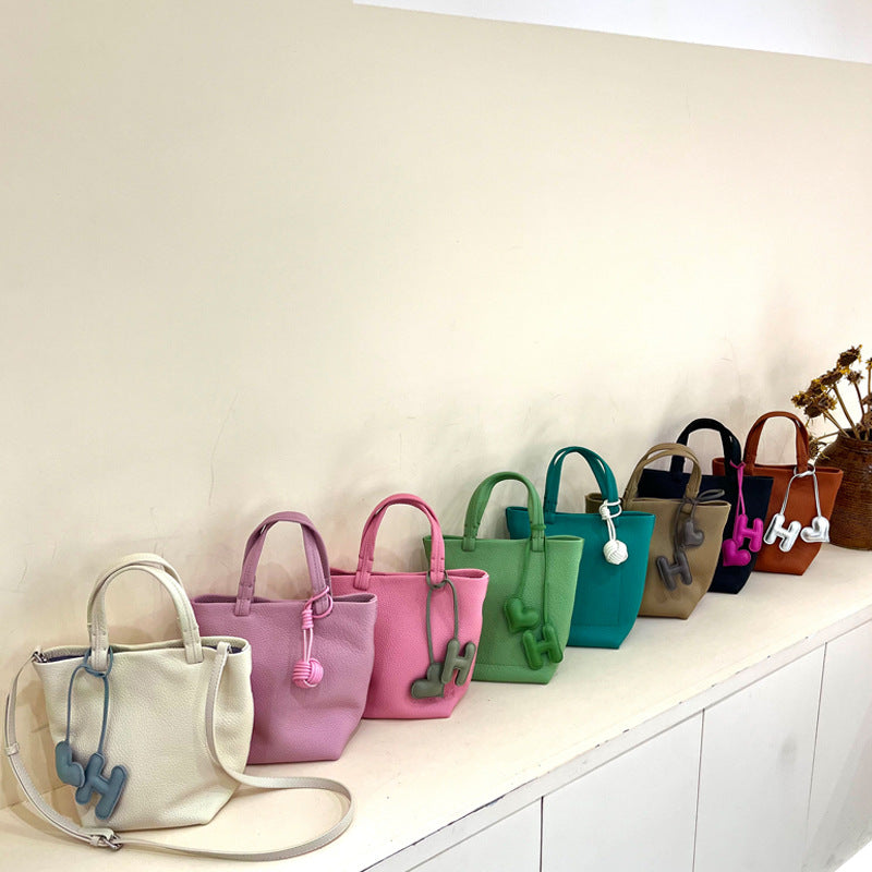Women's Soft Leather Simple High Sense Shoulder Bags
