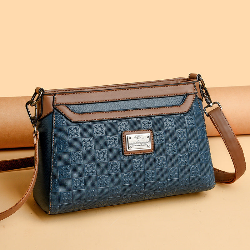 Women's Slouchy Elegant Fashion Rhombus Printed Crossbody Bags