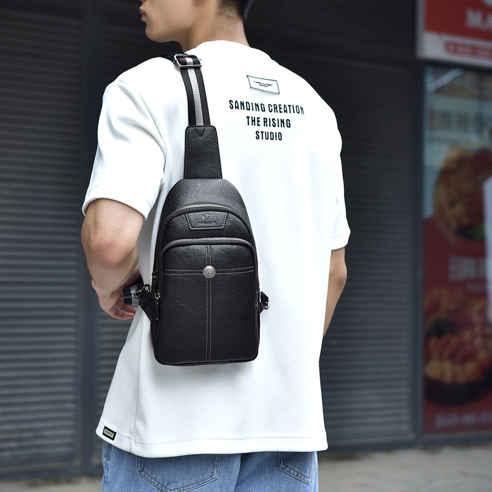 Men's Classic Charming Retro Fashion Commuter Men's Chest Bags