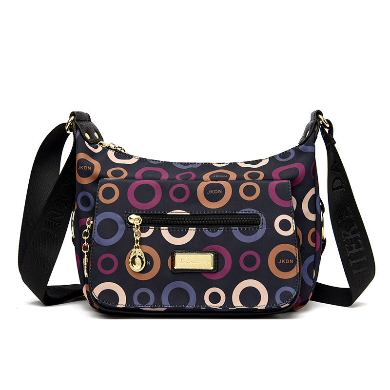 Women's Waterproof Oxford Cloth Large Capacity Printed Crossbody Bags