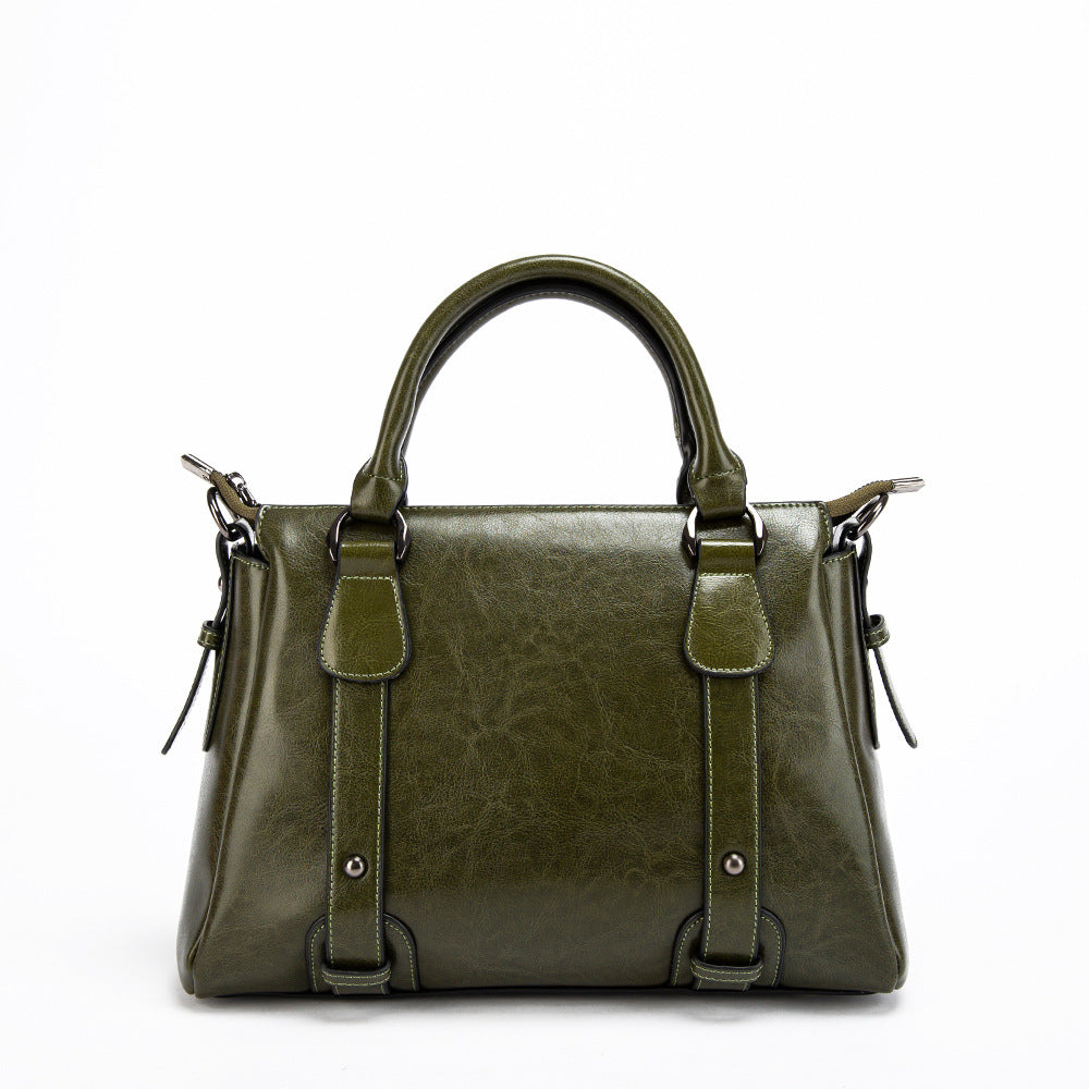 Women's Genuine Leather Retro Fashion Trendy Shoulder Bags