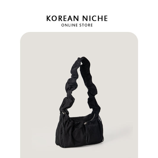 Women's Retro Temperament Fairy Pleated Underarm Spring Bags