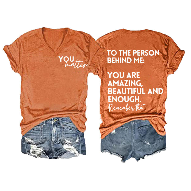 Women's Double-sided Digital Printing Series Short-sleeved Pullover Blouses